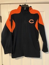Chicago Bears NFL Apparel Youth Size Large Fleece Full Zip Up Jacket
