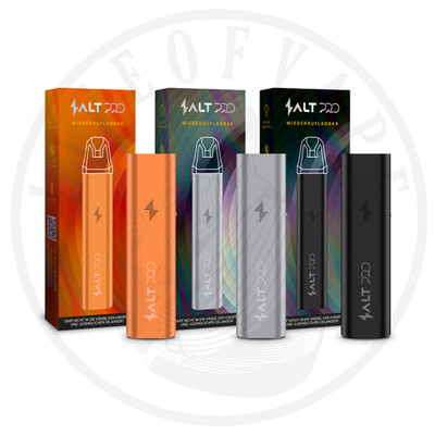 SALT Pro Refillable Pod Akku Kit I Open-Pod System 1000mAh Akkuträger I Leer-Pod