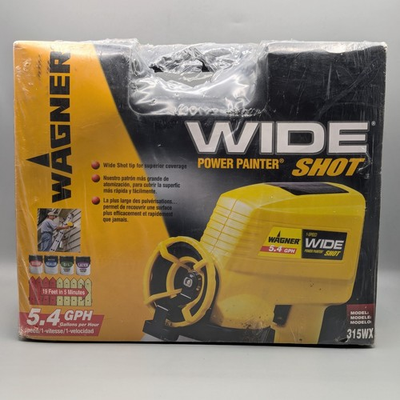 #ad #ad New Wagner Wide Shot Power Painter 5.4 GPH 1 Speed Model 315WX Sealed $97.99