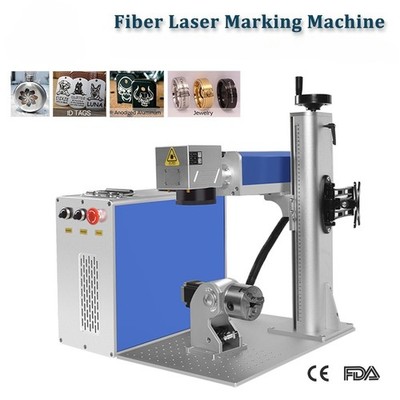100W Fiber Laser Marking Machine Metal Marking