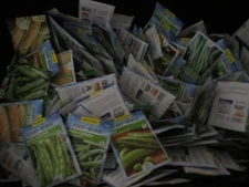 50 Seed Packs, ALL PEAS, 2025 expiration date, Package Lot, Seeds, Variety