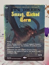 Smaug, Wicked Worm [Borderless Foil] #245 Precios | Magic The