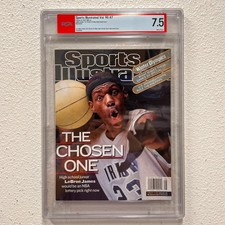 LeBron James Sports Illustrated Vol.96 #7 The Chosen One Magazine PSA 7.5