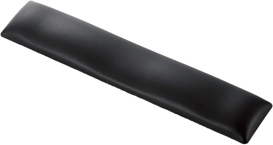 Long Black Wrist Rest with Memory Foam and Non-Slip Base for Keyboard & Mouse - Image 3 of 4