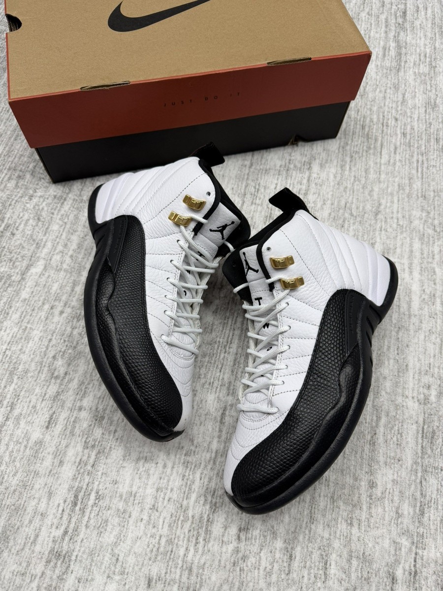 ✓Size 8 Mens (9.5W) - Air Jordan 12 Retro 2025 Taxi Black White