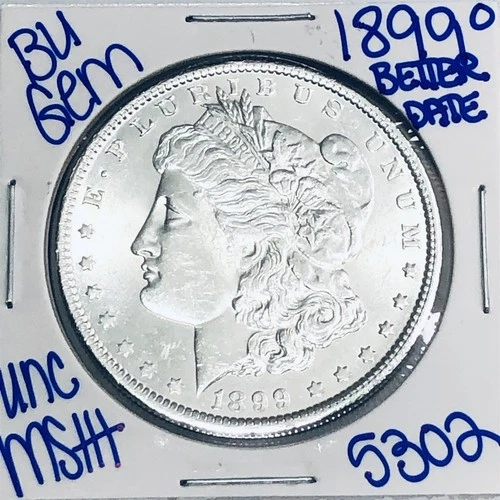 1899 O BU UNCIRCULATED MORGAN SILVER DOLLAR AUTHENTIC U.S.MINT FREESHIPPING 5302