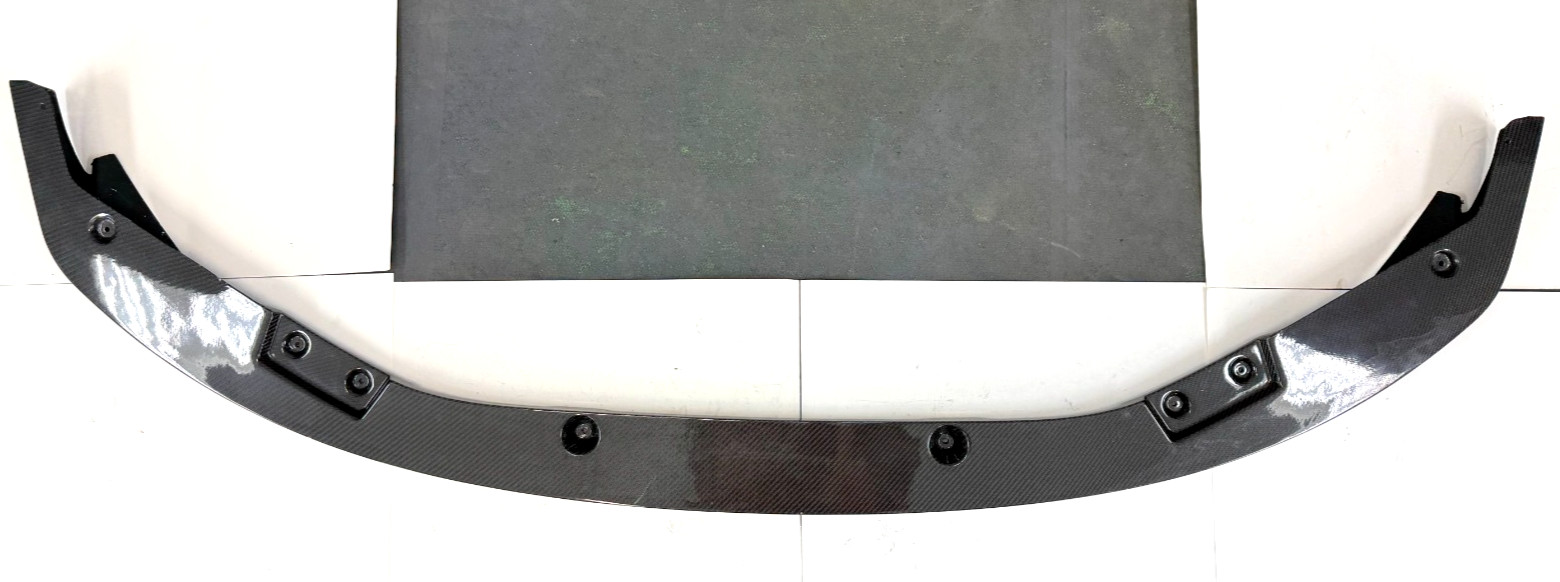NEW 12-17 FERRARI F12 BERLINETTA REAL CARBON FIBER FRONT BUMPER LIP SPOILER