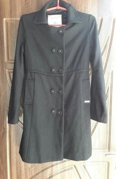 Women Diesel Coat Black 36 / S / 44 #7IV5