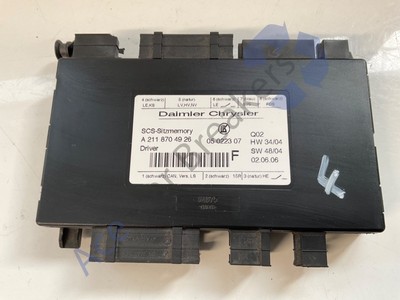 Mercedes R Class Pre-Facelift 06-10 Driver Front Seat Control Module