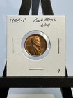 1955-P Lincoln Wheat Cent Penny Poor Man's Double Die Uncirculated