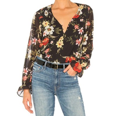 YUMI KIM Damen Brookhaven Black Grand Central Top #TP18441 XS NWT