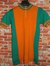 EROICA MAGLIA SHIRT MAILLOT BICI CICLISMO VINTAGE 70'S 50% LANA