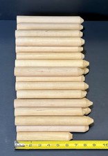 40-1 Inch Wooden Dowels Sizes Vary Between 9 Inches To 6 Inches