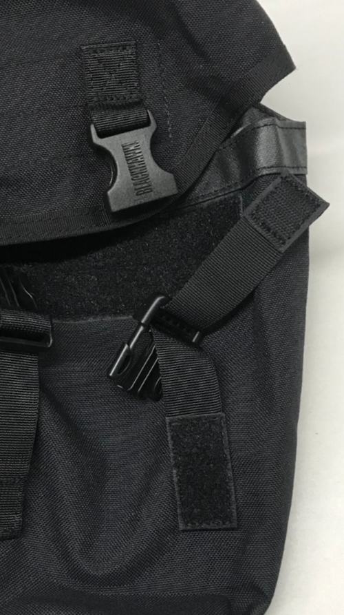 BLACKHAWK! Black Drop Leg OMEGA Gas Mask / General Purpose Pouch