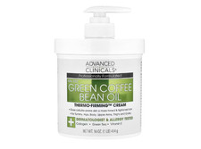 Advanced Clinicals, Grüner-Kaffee-Bohnenöl, Thermo-Firming™ Creme, 454 g