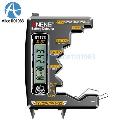 ANENG Button Cell Battery Tester 9V N AA AAA Universal Digital Battery Tester