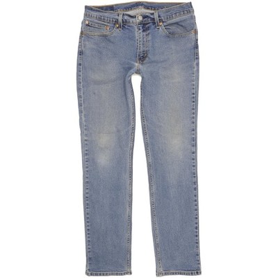Levi's 511  Herren Blau Straight Slim Stretch Jeans W32 L32 (109114)