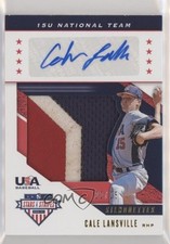 2019 USA Baseball Stars & Stripes Jerseys Prime 22/25 Cale Lansville Auto 01ic