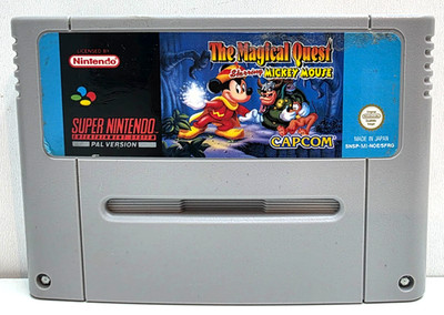The Magical Quest Starring Mickey Mouse Super Nintendo/ SNES NUR MODUL OHNE OVP