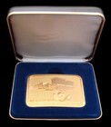 Qg14155 *Nos* Vintage 1984 *John Deere* Max Emerge Planters 24K Gold Buckle