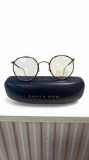 Savile Row Crown Panto Glasses | Handmade in London England | 45/21 | Rare Linea