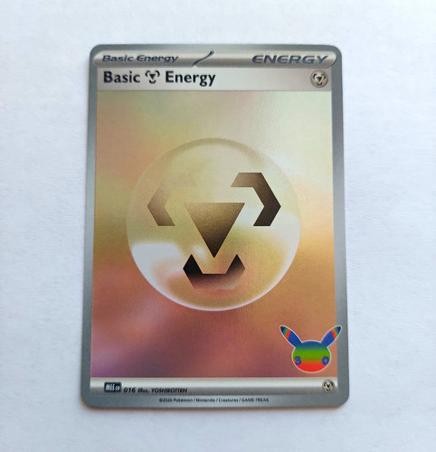 Basic Metal Energy Holo - 30th Celebration - MEE NM
