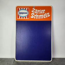 Langnese Vintage Kreidetafel Werbetafel Schreibtafel "Zarter Schmelz" 75 x 50 cm