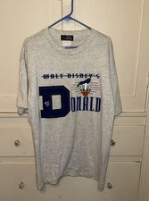 Vintage Donald Duck T-Shirt L-XL Ringer Made USA