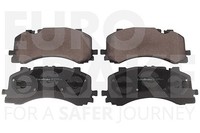 Eurobrake Bremsbelagsatz, Scheibenbremse Vorderachse U.A. FüR Audi, VW
