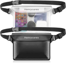 2 Stück wasserdichte Tasche Bauchtasche Schw...
