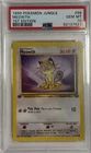 PSA 10 GEM MINT 💎 1999 POKEMON JUNGLE 1ST EDITION - MEOWTH  #56 ENGLISH