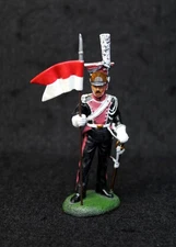 Del Prado Napoleon at War Polish Lancer, French Guard Cavalry 1807 Pewter Figure