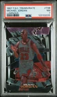 1997 STADIUM CLUB TRIUMVIRATE LUMINOUS #T9B MICHAEL JORDAN PSA 7