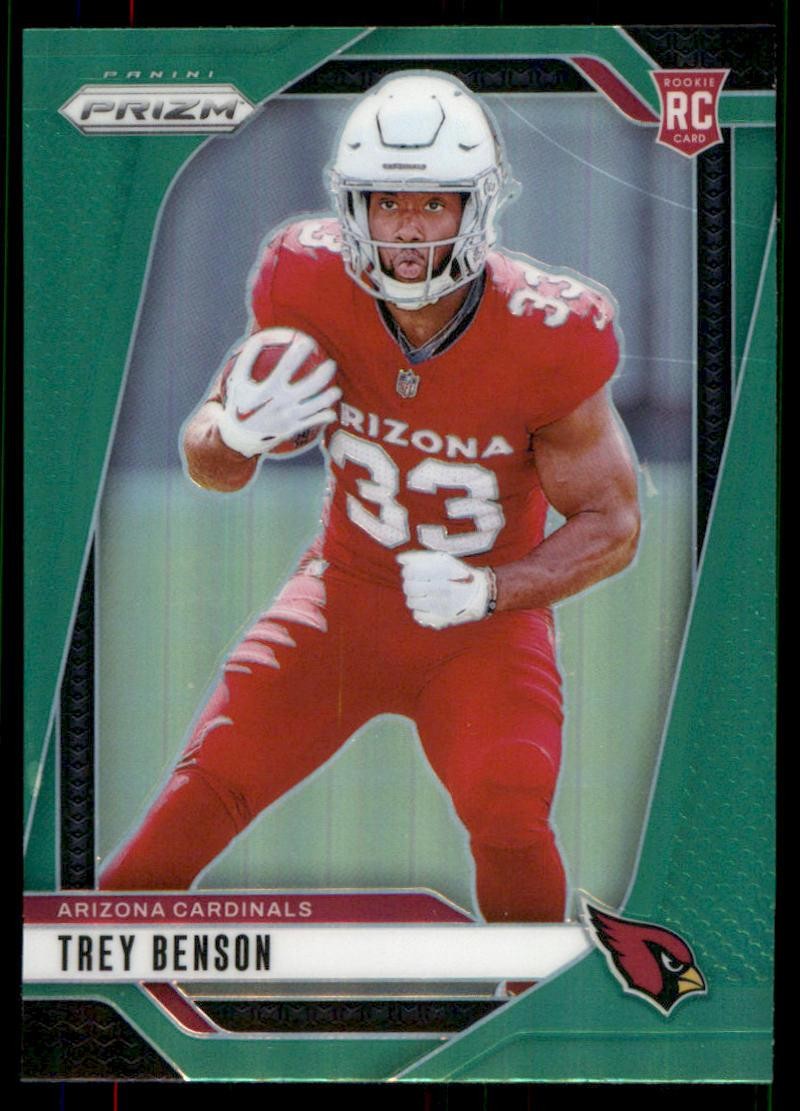 2024 Panini Prizm #392 Trey Benson Green