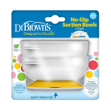 Dr. Brown'S No-Slip Strong Suction Bowls for Babies and Toddlers, Baby Led Feedi