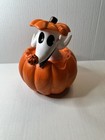 Nightmare Before Christmas Zero Figurine In A Pumpkin