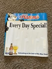 Vintage Hamm's Beer Every Day Special Paper Poster Sign Sale Bar Liquor Store