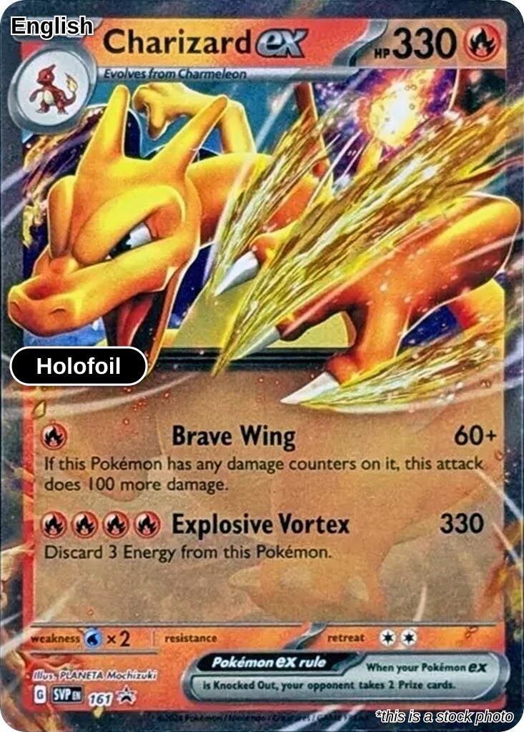Charizard ex Holofoil NM [SVP - 161]