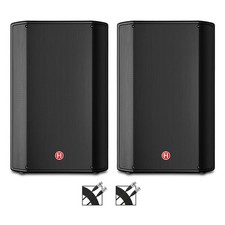 Harbinger VARI V1115 15" Powered Speakers Pair With Cables