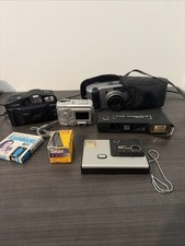 Camera Lot Untested Mostly Film Marlboro Canon Nikon Coolpix 2200 KodakFilm/bulb