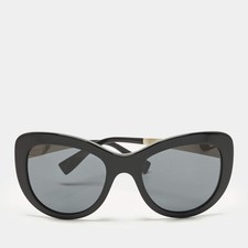 Versace Black MOD 4325 Medusa Cat Eye Sunglasses