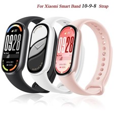Silicone Strap for Xiaomi Mi Band 10 9 8 Strap Sport Rubber Bracelet Buckle