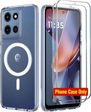 Slim Transparent Shockproof Clear Case with Screen Protector for Motorola Moto G