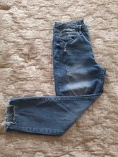 Nicole Miller Soho High Rise Straight Jeans Womens 10 Blue Medium Wash Stretch