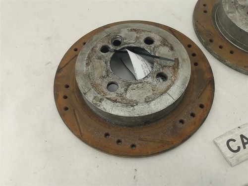 02 03 04 05 06 BMW Mini Cooper Brake Rotor Set Of 4 Drilled & Slotted - Picture 12 of 12