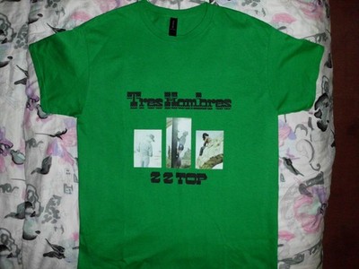 ZZ TOP - TRES HOMBRES - T-SHIRT - GRÖßE L - GILDAN - NEU