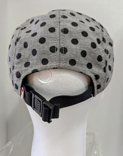 POLKA DOTTED CUP HAT. UNISEX. DENIM GREY BLACK One Size Primitive Apparel Cotton - Picture 6 of 6