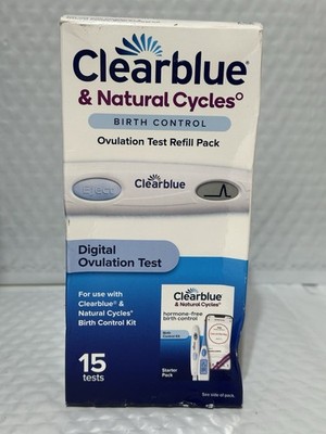 ClearBlue & Natural Cycle Ovulation Test Refi1l Pack 15 tests Exp  06/2027