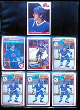 Lot (7) 1984-85 O-Pee-Chee Topps Anton Stastny #291 302 294 78 CM110