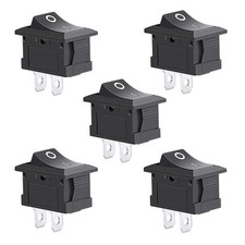 5pcs Rocker Switch, Circuit Switch 2 Pin Snap-in On/Off Position Snap Boat...